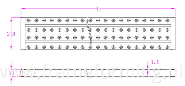 Steel Scaffolding Board Roll Forming Machine